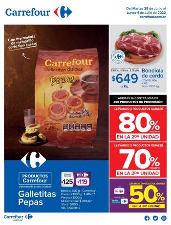 Folleto actual Carrefour Hipermercados - 28/06/22 - 04/07/22.