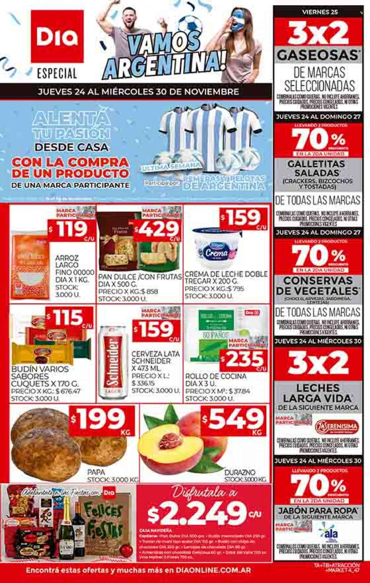 Catálogo Supermercado Dia  - 24.11.2022 - 30.11.2022. Página 1.