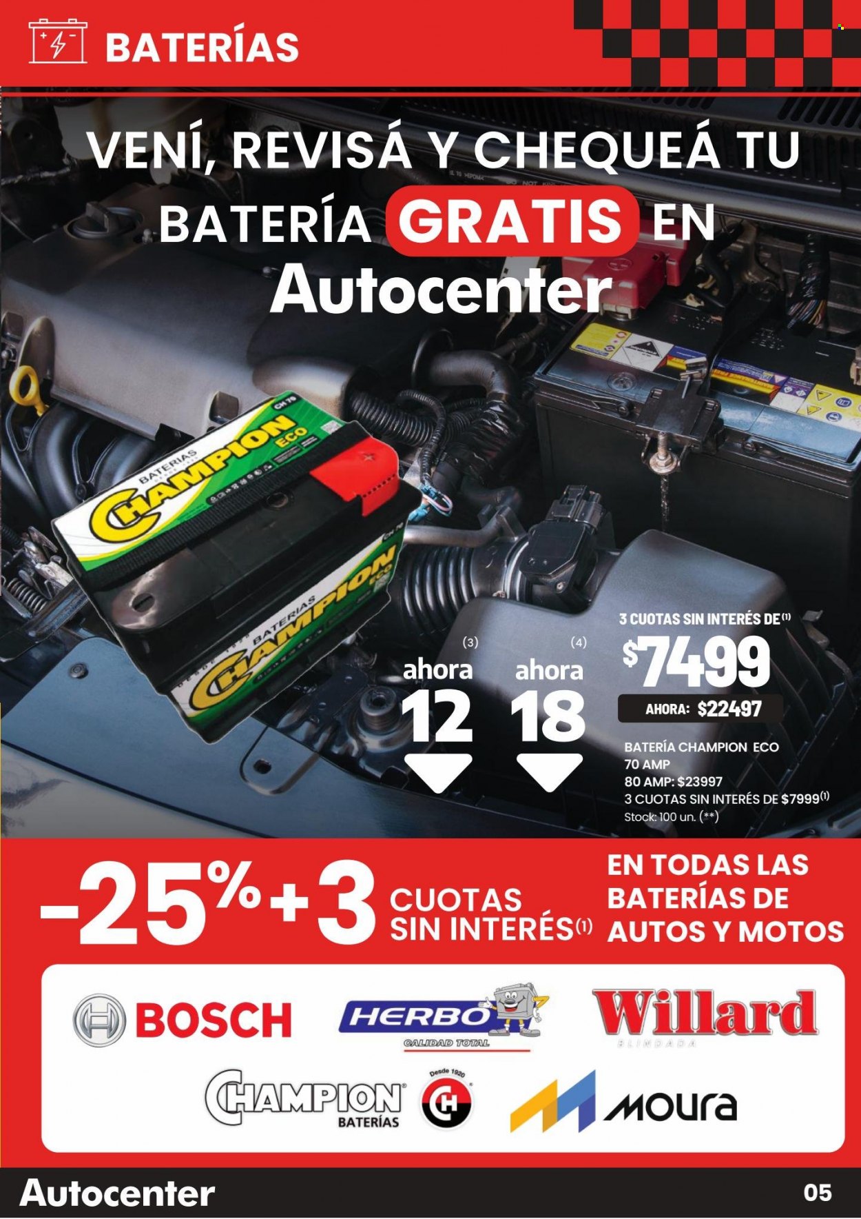 Folleto actual ChangoMâs - 19/01/23 - 29/01/23 - Ventas - Bosch, batería de auto. Página 5.