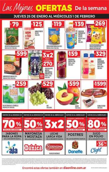 Folleto actual Supermercado Dia - 26/01/23 - 01/02/23.