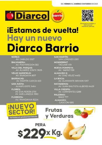 Ofertas Diarco Barrio Buenos Aires