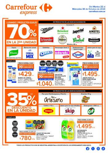 Folleto actual Carrefour Express - 22/10/24 - 30/10/24.