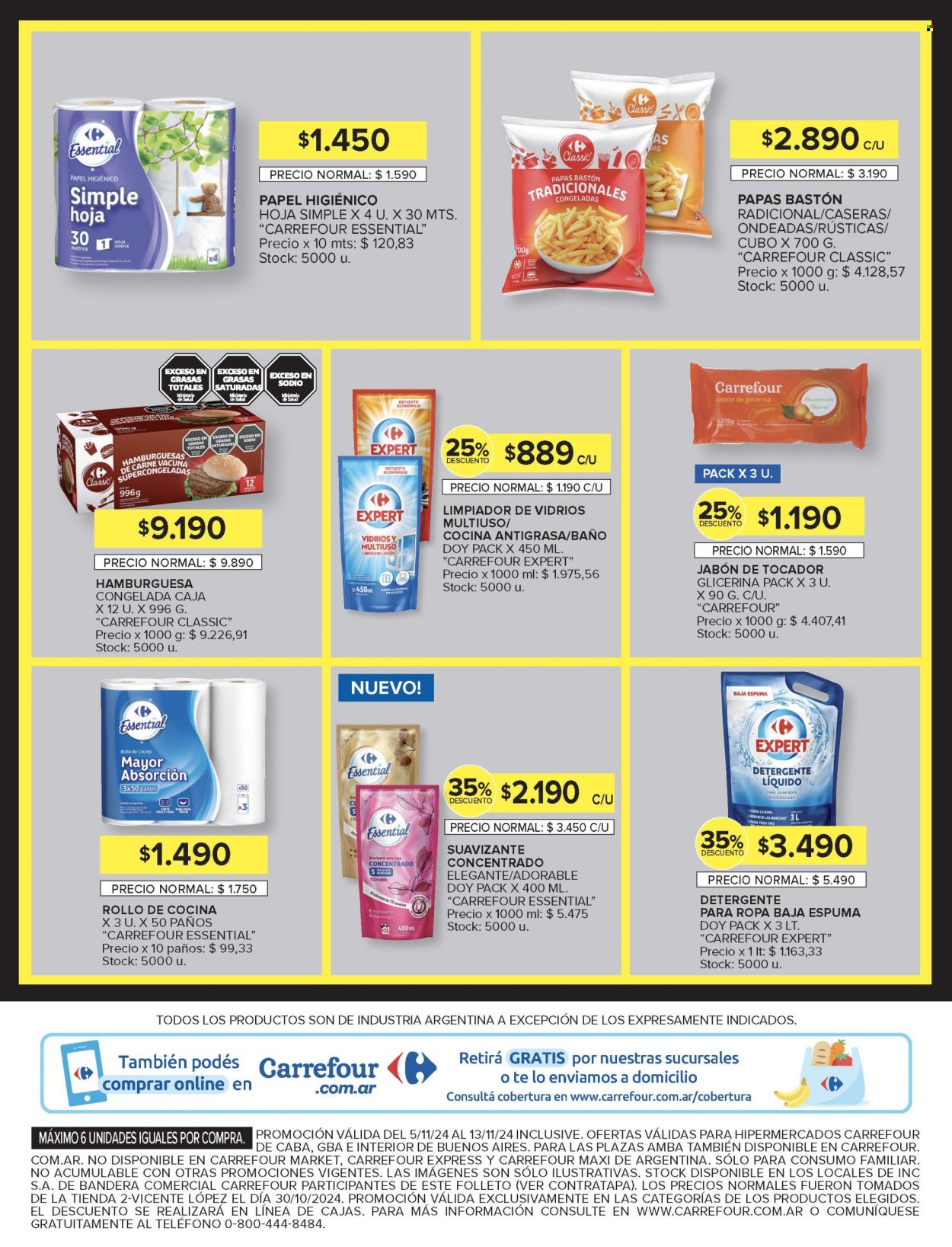 Catálogo Carrefour Hipermercados - 05/11/24 - 13/11/24. Página 1