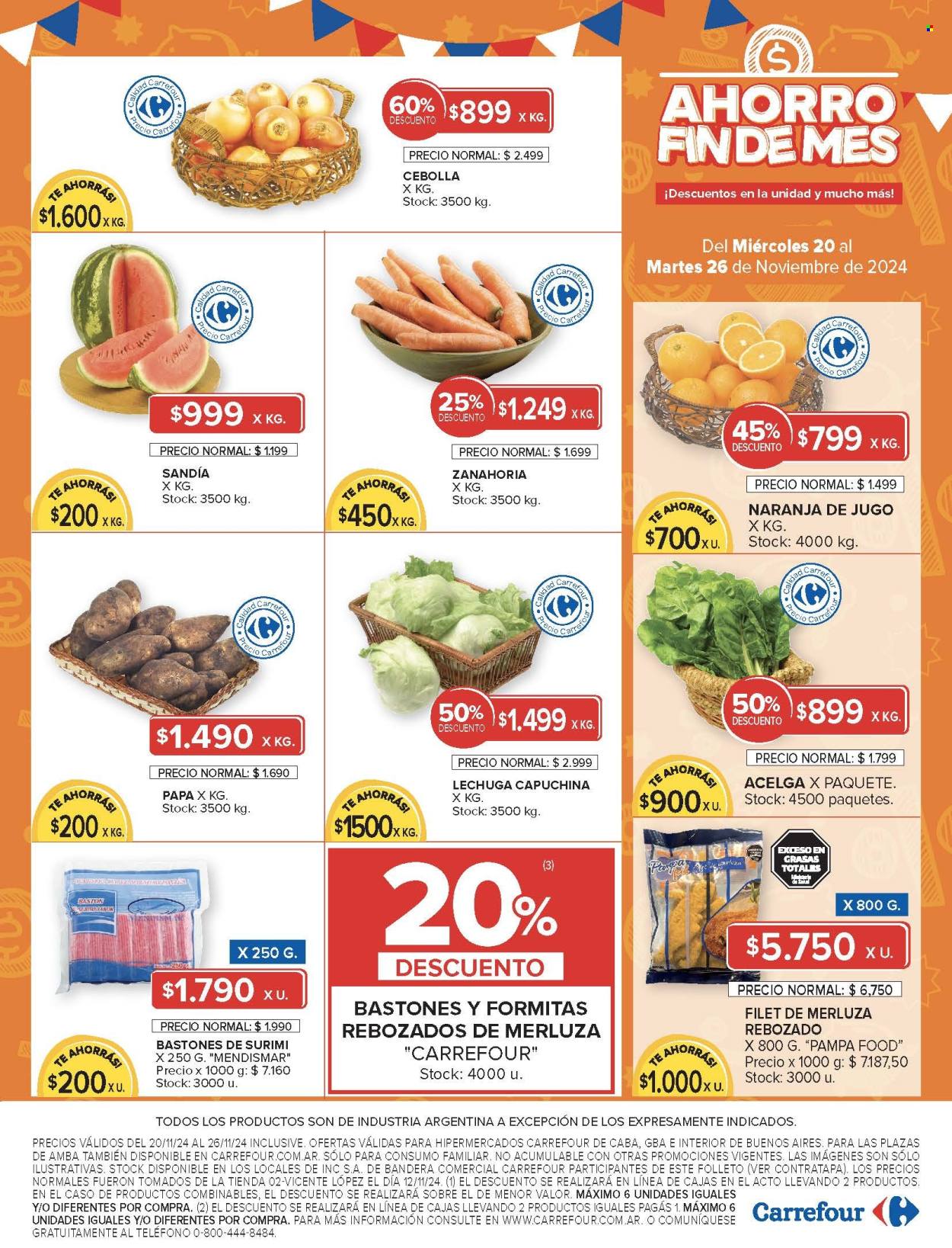 Catálogo Carrefour Hipermercados - 20/11/24 - 26/11/24. Página 1