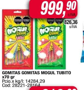 GOMITAS GOMITAS MOGUL TUBITO