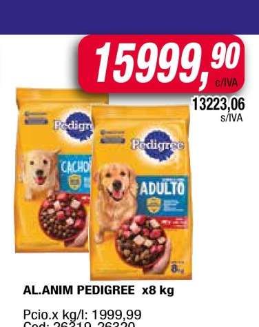 AL.ANIM PEDIGREE x8 kg