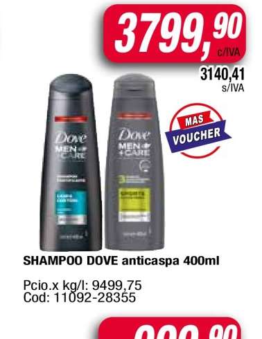 SHAMPOO DOVE anticaspa 400ml