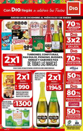 Folleto actual Supermercado Dia - 26/12/24 - 01/01/25.