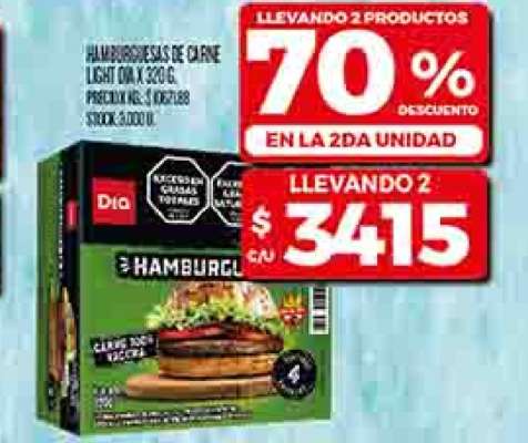 Hamburguesas de Carne Light