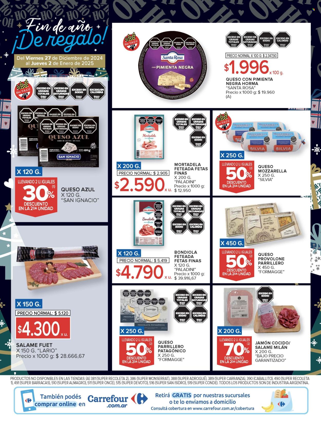 Catálogo Carrefour Hipermercados - 27/12/24 - 02/01/25. Página 1