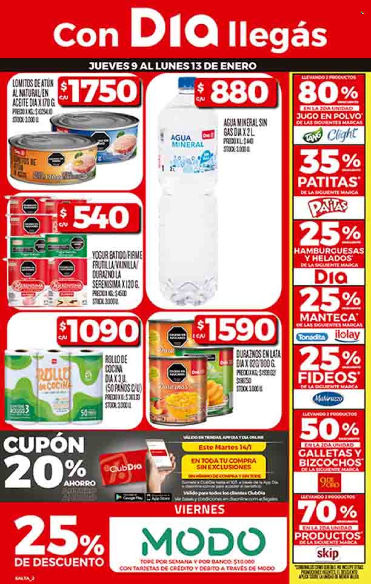 Catálogo Supermercado Dia - 09/01/25 - 13/01/25. Página 1