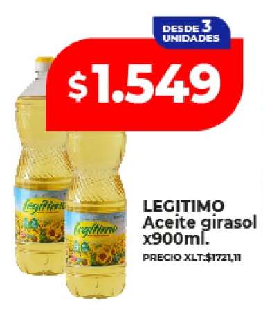 LEGITIMO Aceite girasol