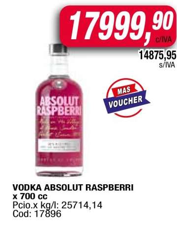 Vodka Absolut Raspberri