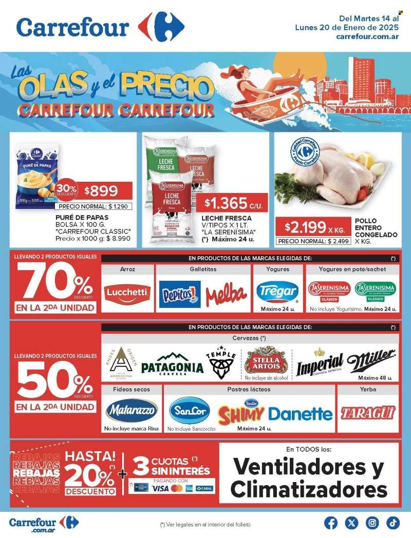 Folleto actual Carrefour Hipermercados - 14/01/25 - 20/01/25.