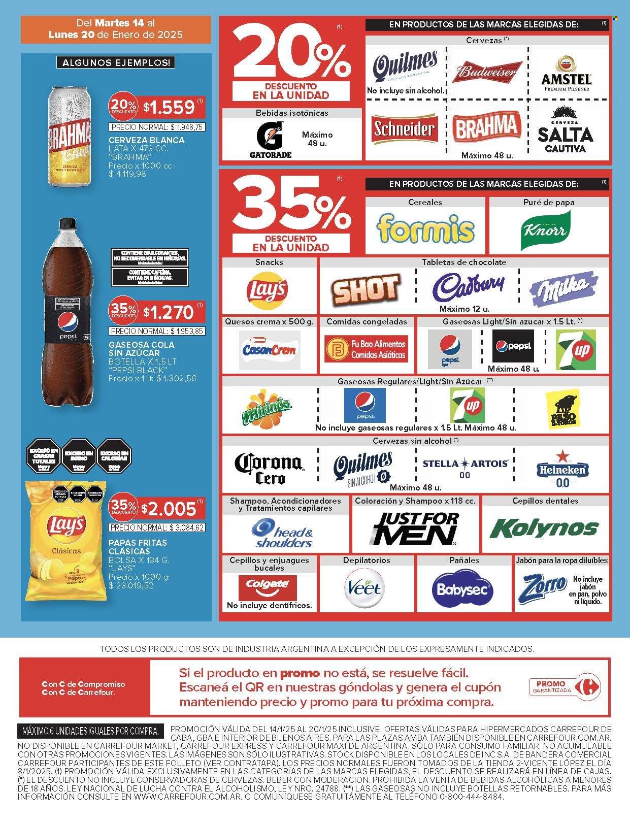 Catálogo Carrefour Hipermercados - 14/01/25 - 20/01/25. Página 1