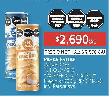 Papas Fritas Carrefour Classic