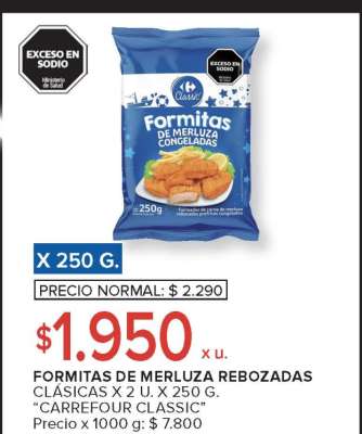 Formitas de Merluza Rebozadas