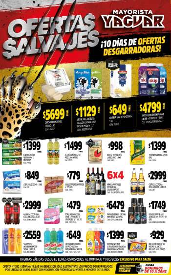 Folleto actual Yaguar - 05/05/25 - 11/05/25.