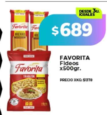 FAVORITA Fideos