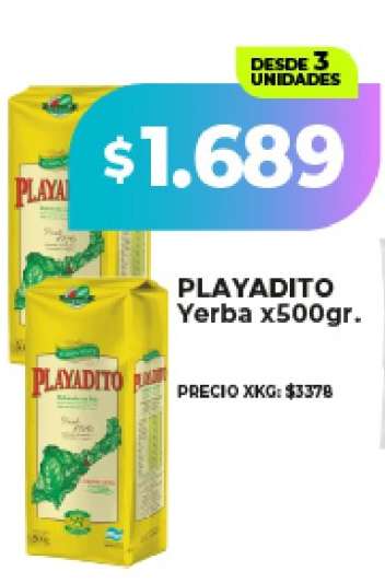 PLAYADITO Yerba x500gr