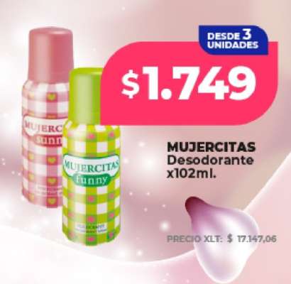 MUJERCITAS Desodorante