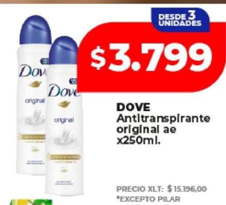 Dove Antitranspirante original ae x250ml