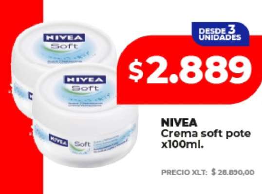 NIVEA Crema soft pote x100ml