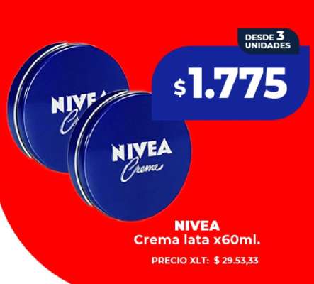 NIVEA Crema lata x60ml