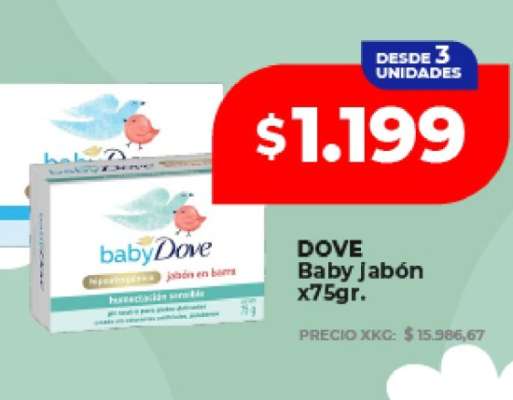 DOVE Baby Jabón x75gr.