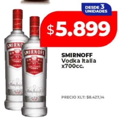 SMIRNOFF Vodka Italia x700cc