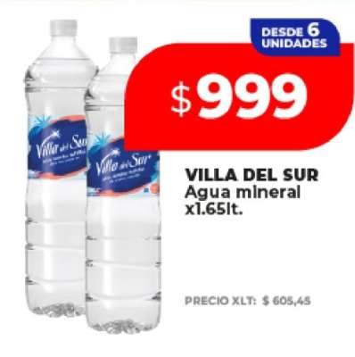 VILLA DEL SUR Agua mineral