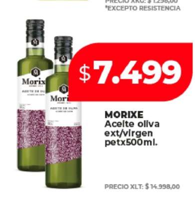 MORIXE Aceite oliva ext/virgen petx500ml