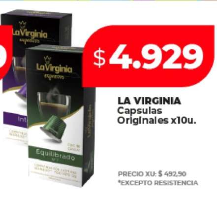 LA VIRGINIA Capsulas Originales x10u.