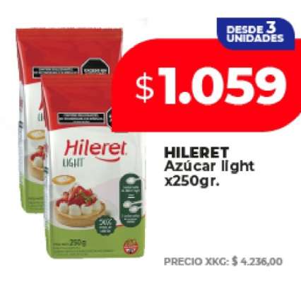 Hileret Azúcar light x250gr