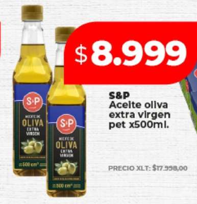 S&P Aceite oliva extra virgen pet x500ml