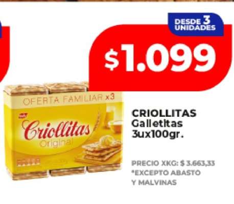 CRIOLLITAS Galletitas