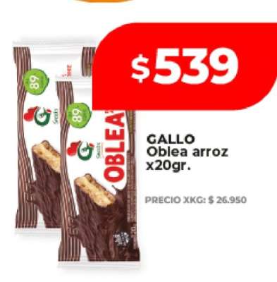 Gallo Oblea arroz x20gr