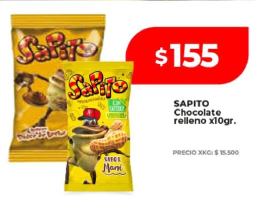 SAPITO Chocolate relleno x10gr