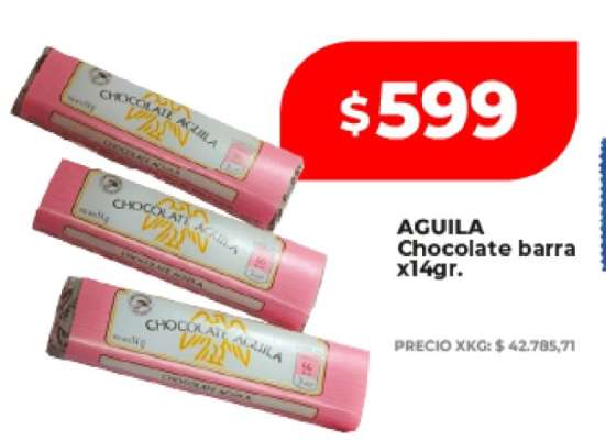 AGUILA Chocolate barra x14gr