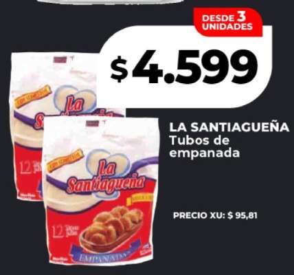 LA SANTIAGUEÑA Tubos de empanada