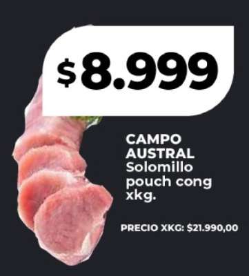 CAMPO AUSTRAL Solomillo pouch cong xkg