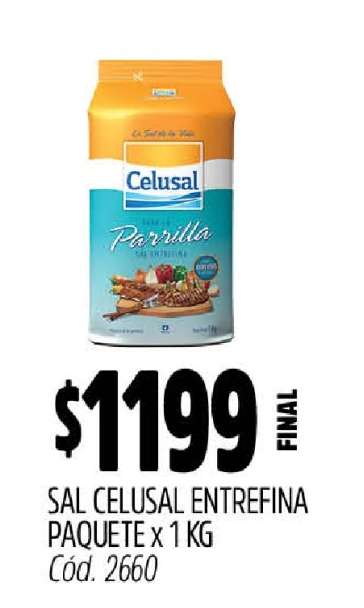 Sal Celusal Entrefina Paquete x 1 KG
