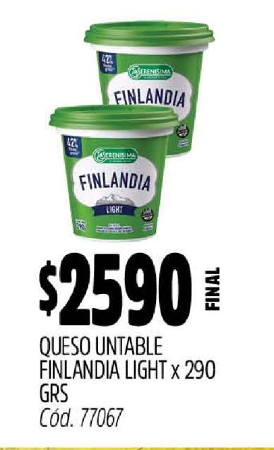 Queso Untable Finlandia Light