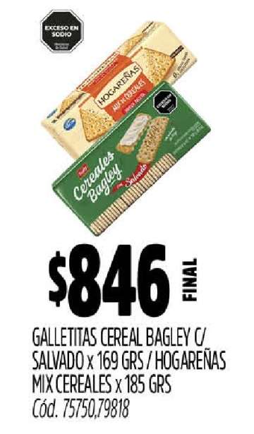 Galletitas Cereal Bagley