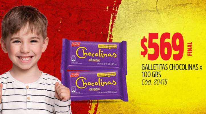 Galletitas Chocolinas x 100 GRS