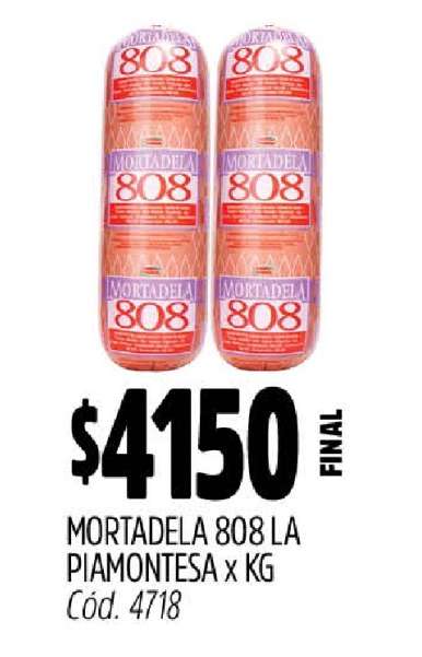 Mortadela 808 La Piamontesa x KG