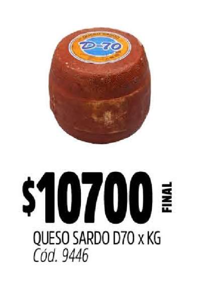 Queso Sardo D70 x KG