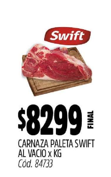 CARNAZA PALETA SWIFT AL VACIO x KG