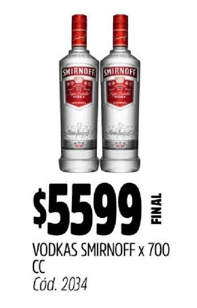 Vodkas Smirnoff x 700 CC