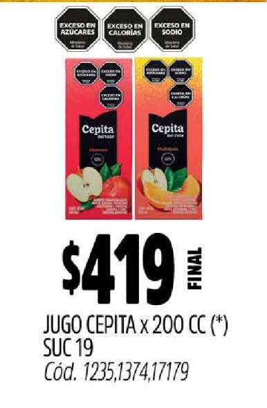 Jugo Cepita x 200 CC